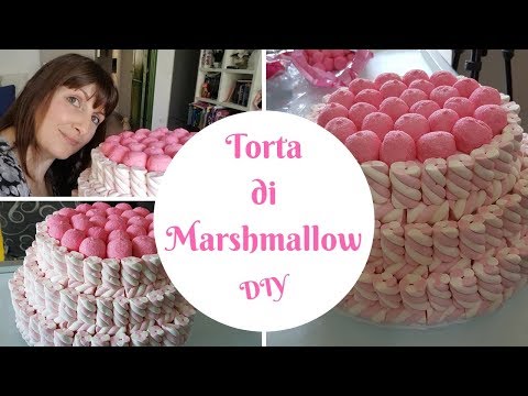 Torte marshmallow compleanno fai da te